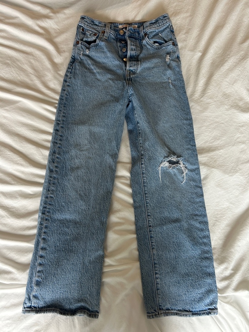 Levi’s Ribcage Straight Ankle Jeans size 25